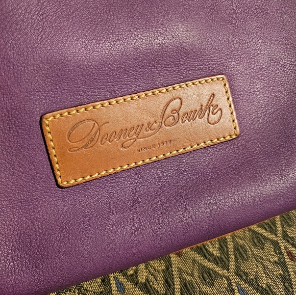 DOONEY & Bourke purple plum leather large tote - Picture 11 of 12